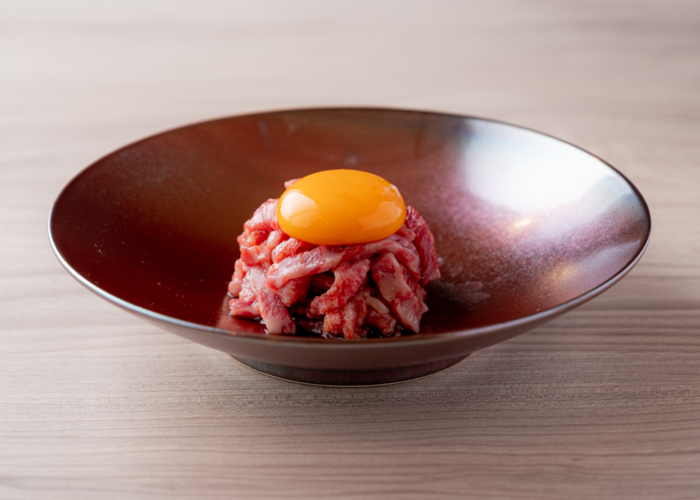 うしいろ</br>黒毛和牛ユッケ